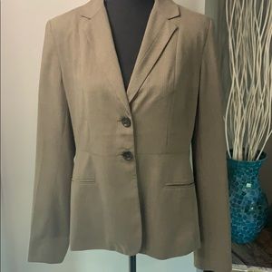 Banana Republic Brown Striped Blazer